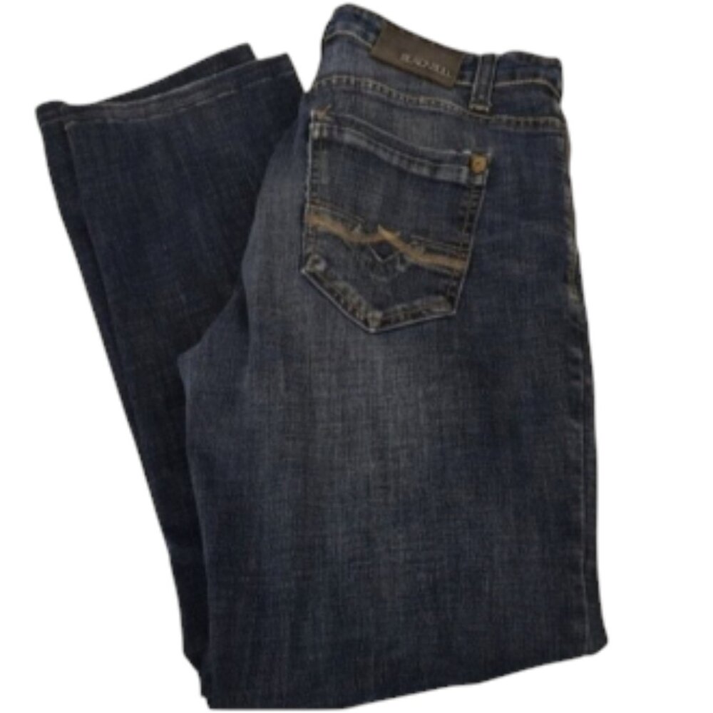 Black Bull Athletic Fit Jeans Dark Wash Size 32 Straight Leg Hemmed